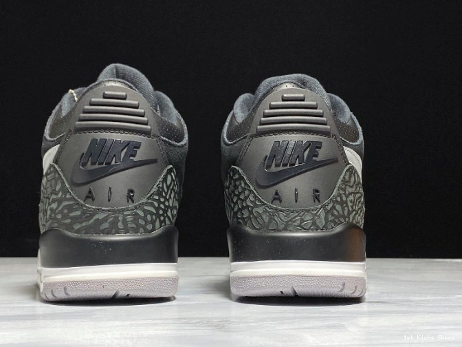 1st Kicks Shoes CK4348-007 3 Cement Tinker Air Jordan Black Grey 0818